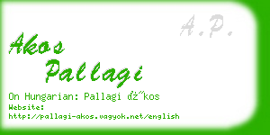 akos pallagi business card